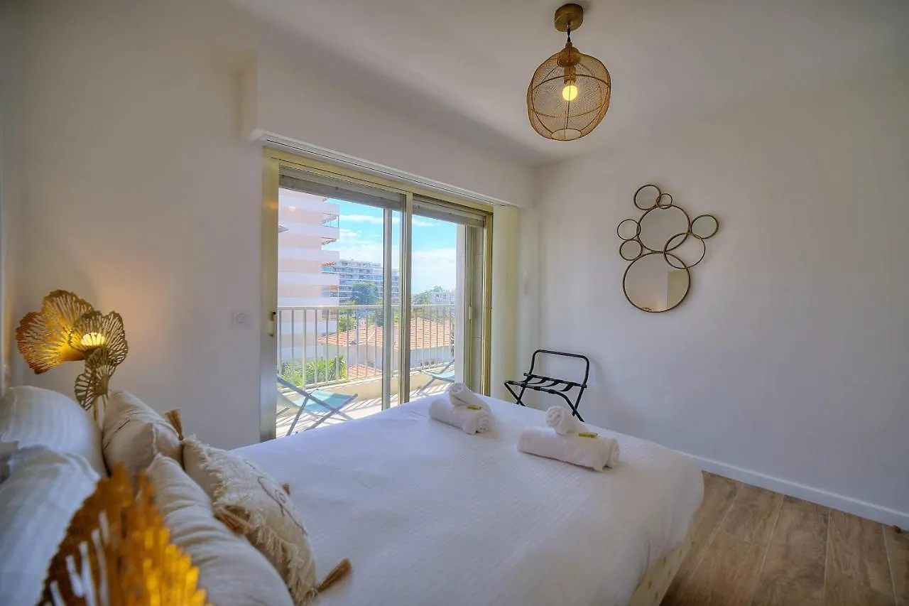 公寓 Immogroom - 5 Min From The Croisette Beaches - Terrace - Ac - Sea View 戛纳