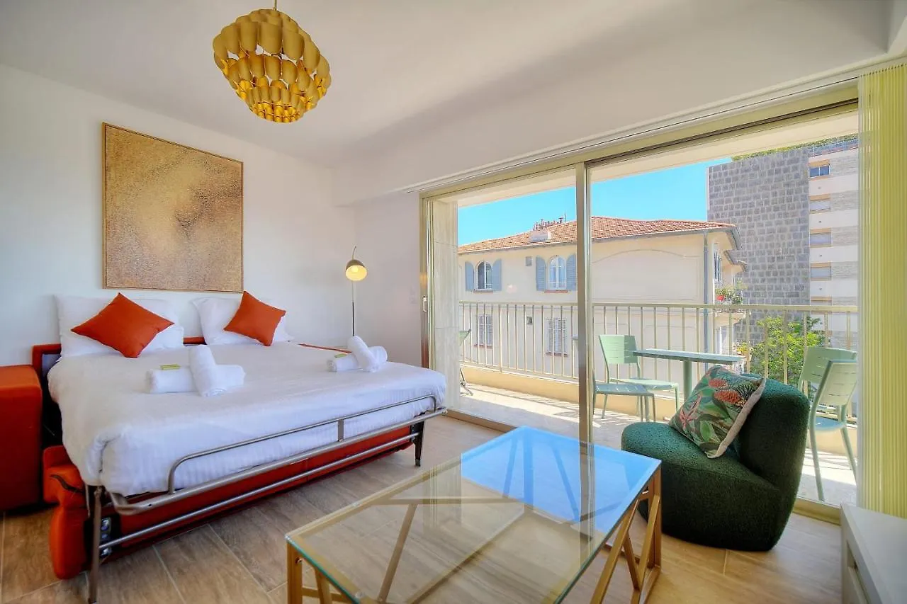 Immogroom - 5 Min From The Croisette Beaches - Terrace - Ac - Sea View 戛纳