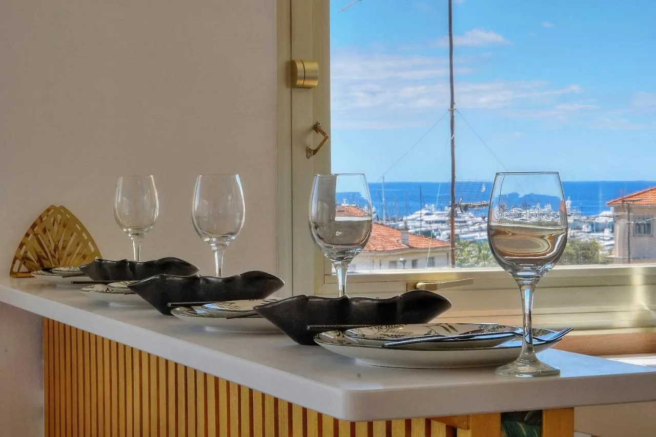 Immogroom - 5 Min From The Croisette Beaches - Terrace - Ac - Sea View 戛纳 公寓