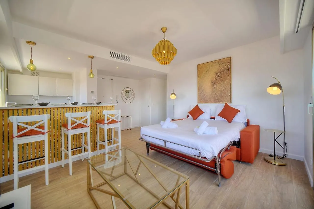 Apartamento Immogroom - 5 Min From The Croisette Beaches - Terrace - Ac - Sea View Cannes França