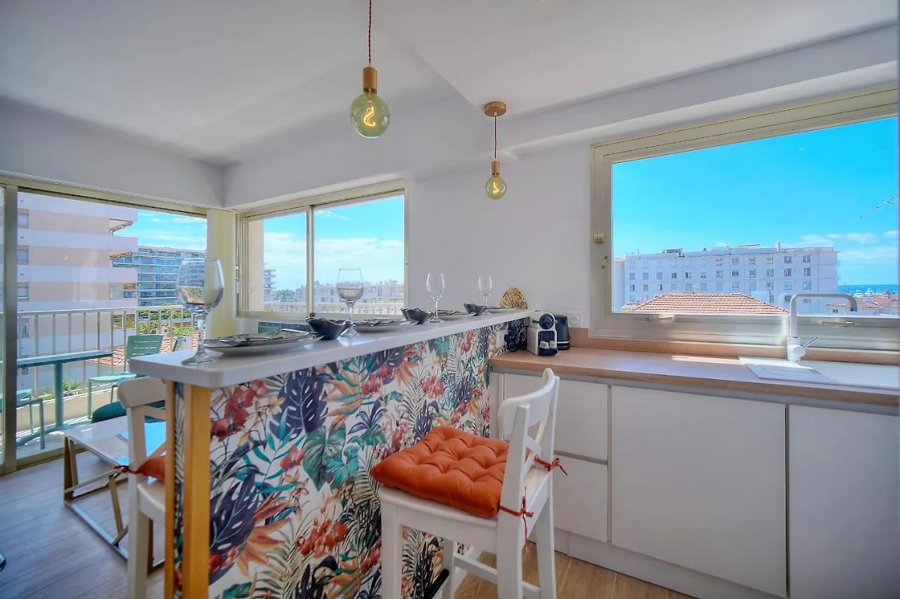 Apartamento Immogroom - 5 Min From The Croisette Beaches - Terrace - Ac - Sea View Cannes